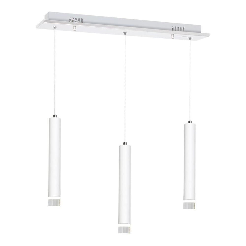 Suspensie led Alba, 15 W, 1050 lm, metal/acryl, alb mat
