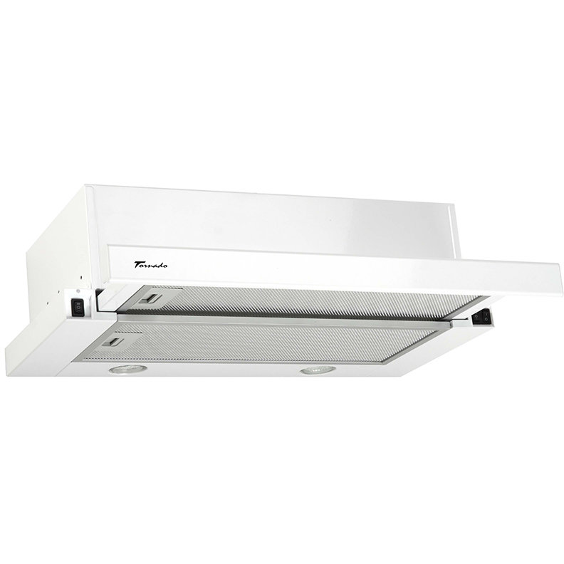 Hota telescopica incorporabila Storm 700(50) LED 1 motor 3 viteze Alb