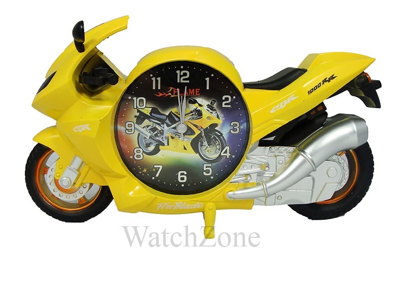 Ceas cu alarma galben MOTO GP PF006B