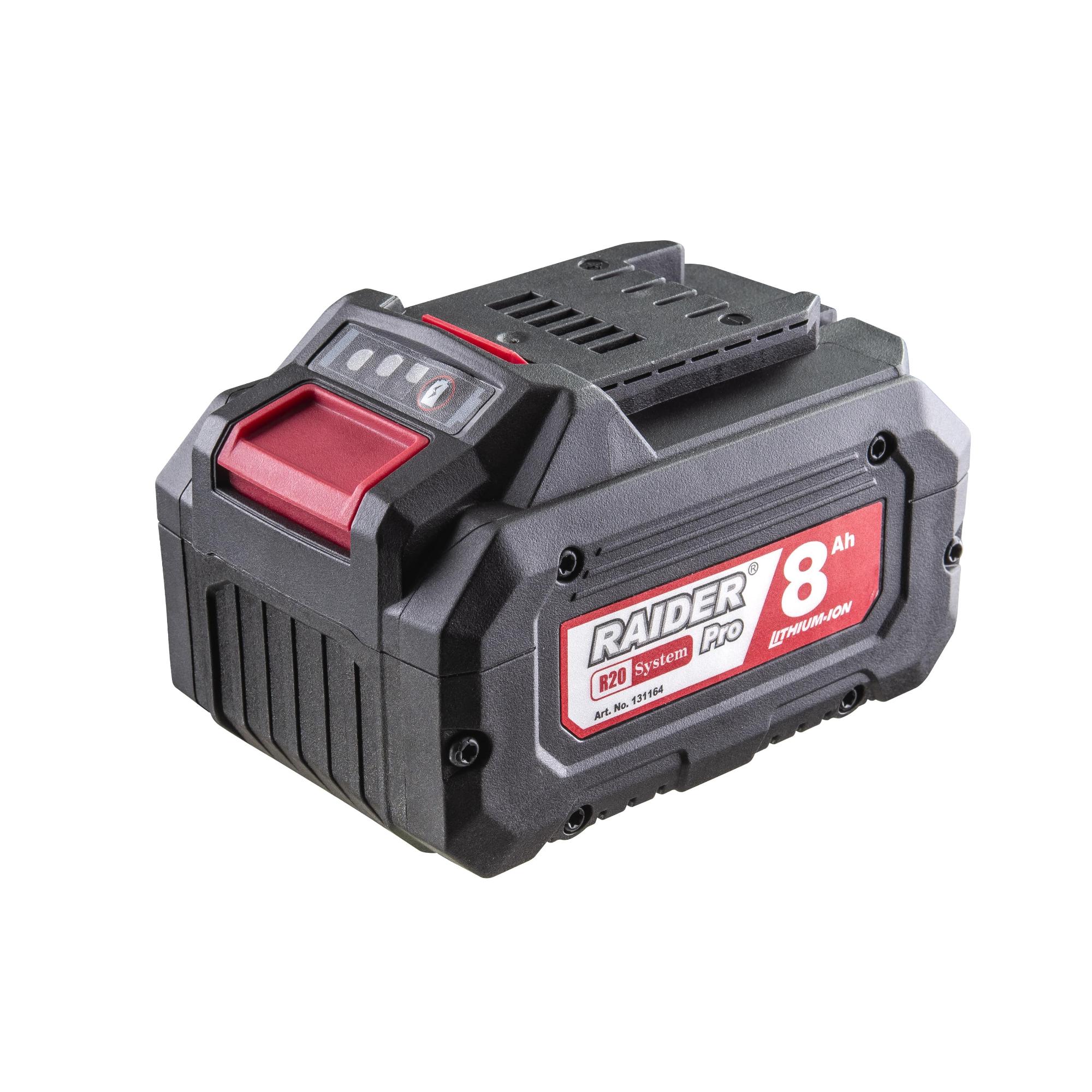 Acumulator Raider RDP-R20 System, Li-ion, 20 V, 8 Ah