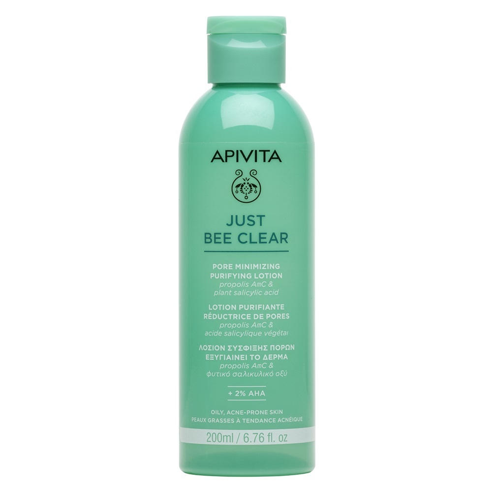 Lotiune purifianta pentru pori dilatati Just Bee Clear Apivita, 200 ml