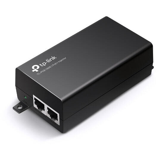 Injector PoE+ PoE160S 2 Porturi Gigabit Compatibil IEEE 802.3af/at 30W Maxim 100M Carcasa Plastic Negru
