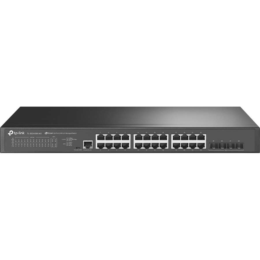Switch 24P-GB 4 10GE SFP L2 Managed Negru