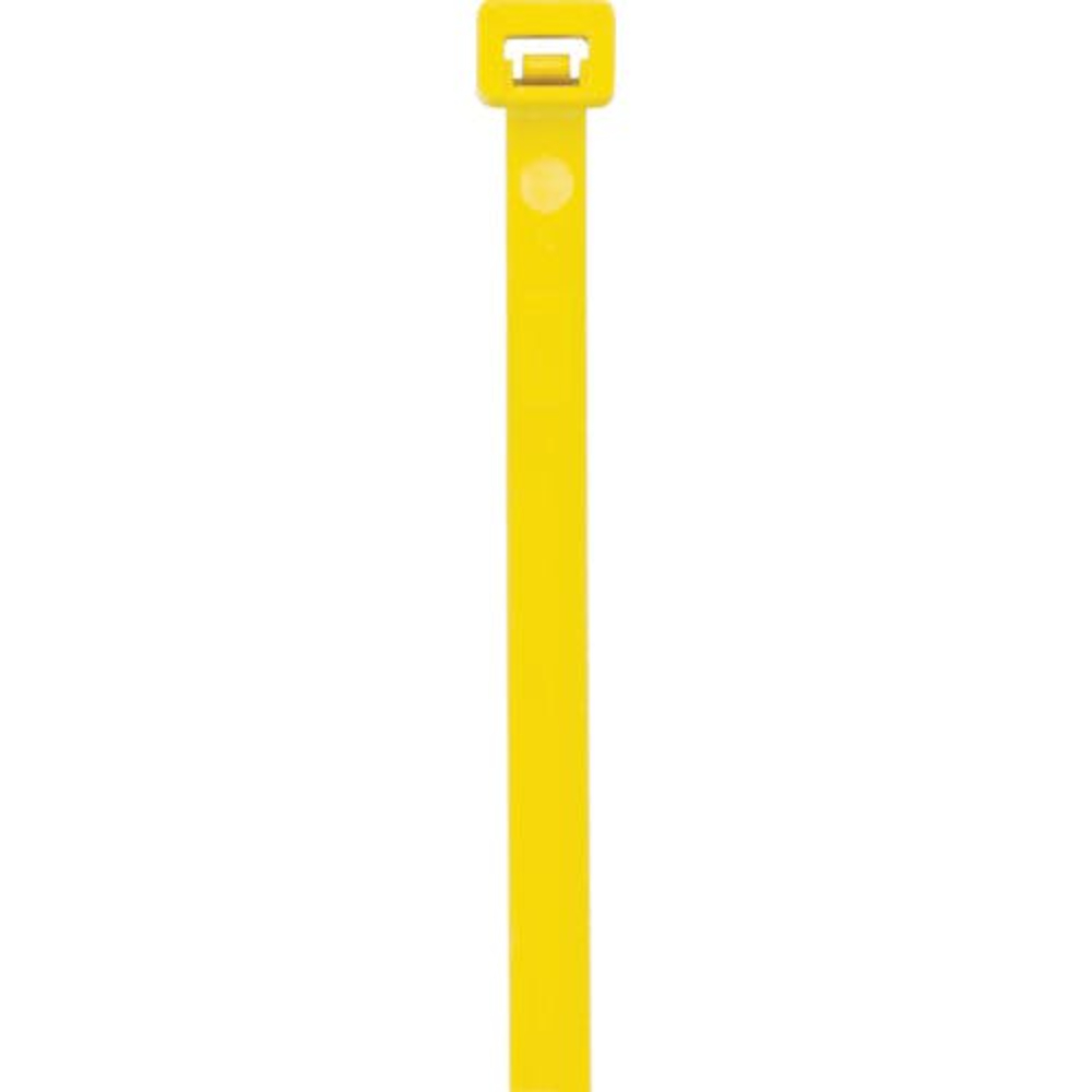 Coliere din plastic, poliamida 6.6, galben, 200 x 4.5 mm, 100 buc