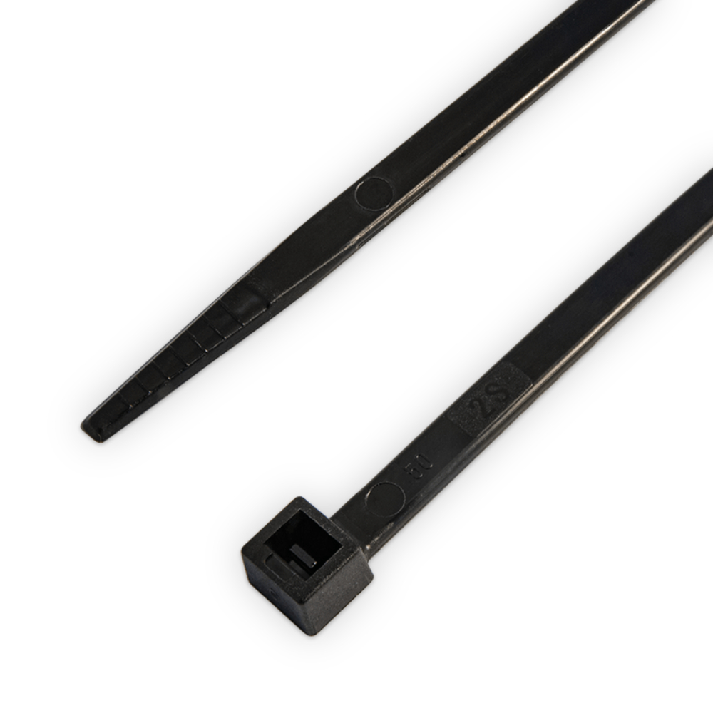 Coliere din plastic, poliamida 6.6, negru, 780 x 9 mm, 100 bucati