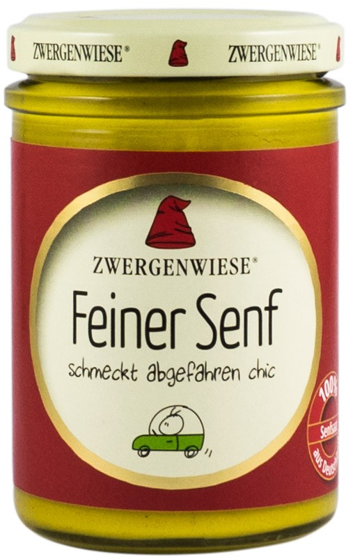 Mustar bio fin, 160ml Zwergenwiese