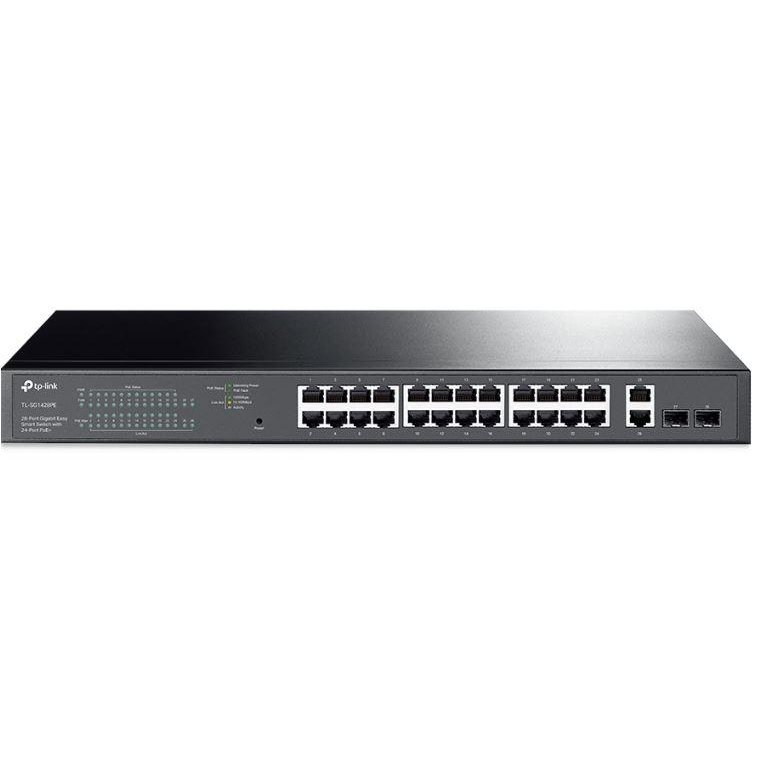 TPL SW 28-PORT GB EASY SMART PoE+ TP-LINK TL-SG1428PE