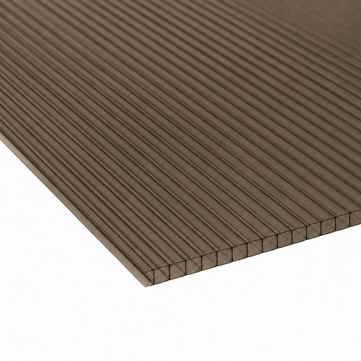 Policarbonat celular Carboplak, bronze, 6 m x 2,1 m, grosime 6 mm
