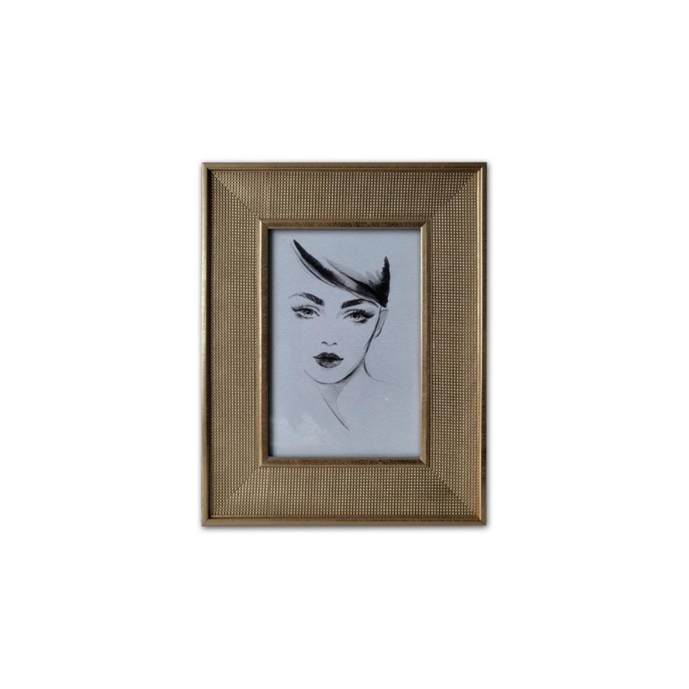 Rama foto, auriu, 10 x 15 cm