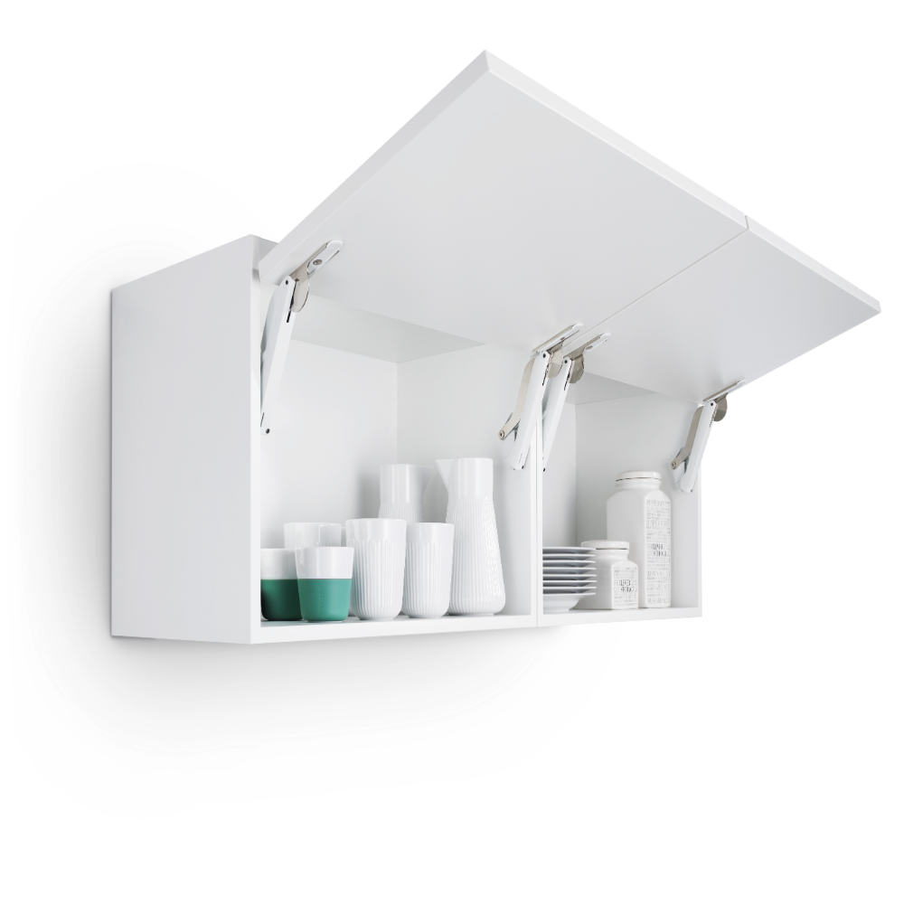 Sistem rabatare, FREE SPACE, max. 7,1 kg, metal, alb