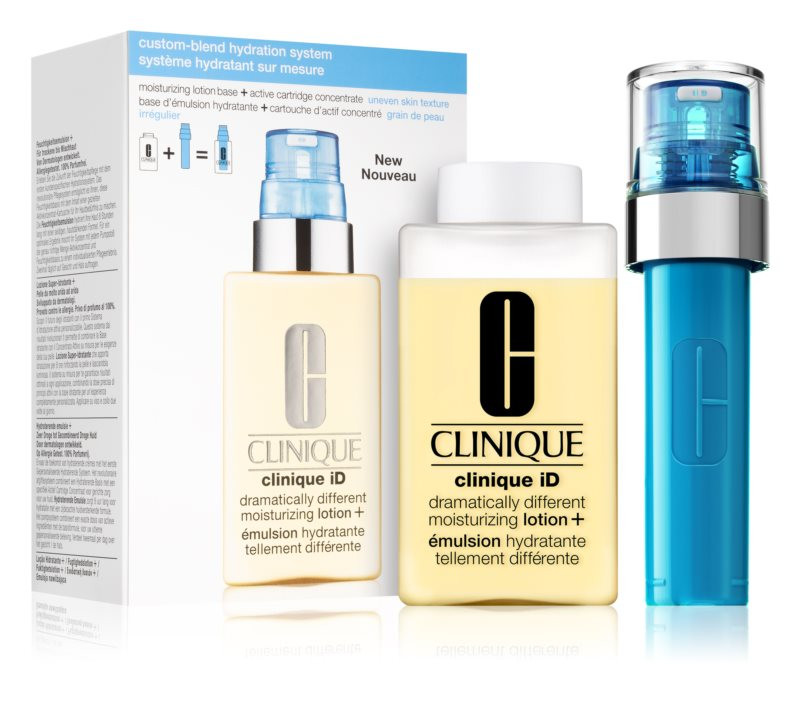 Set Clinique iD for Uneven Skin Tone pentru ten uscat si pori dilatati (Concentratie: Crema pentru fata, Gramaj: 115 ml)