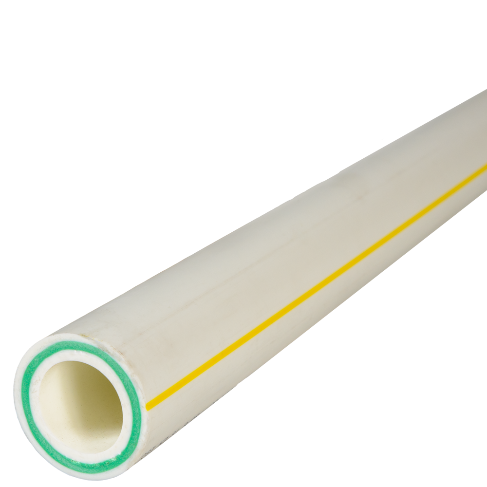 Teava PPR 50 mm Vesbo, insertie compozit, 20 bar, grosime 8,3mm, alb, 4m