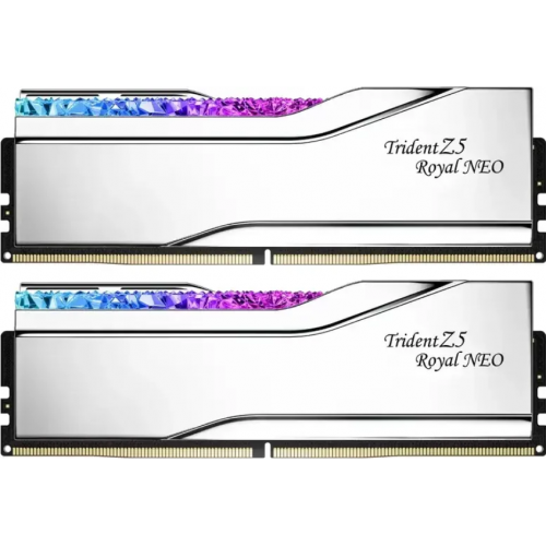 Memorie Trident Z5 Royal Neo RGB Silver 32GB (2x16GB) DDR5 6000MHz Kit Dual Channel