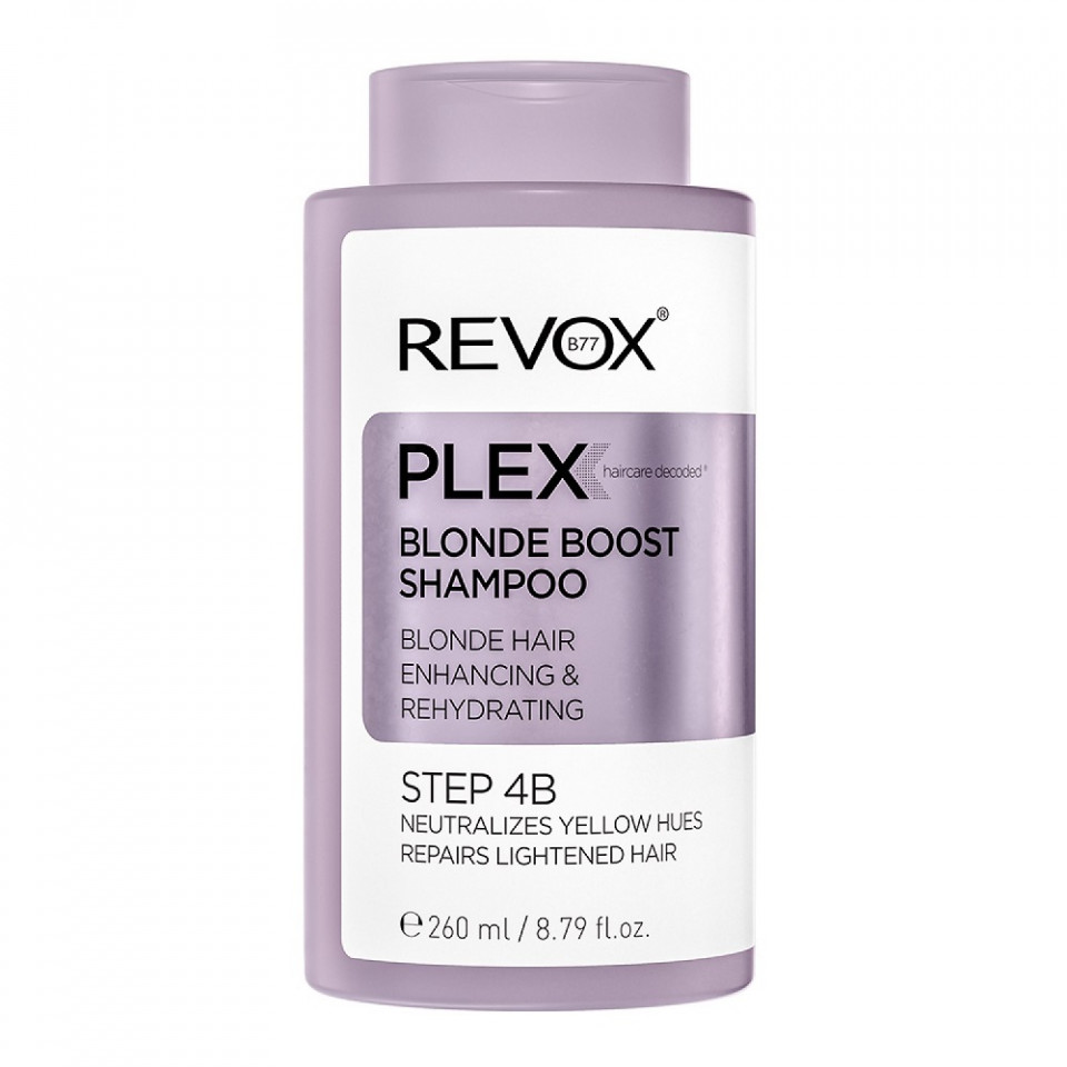Sampon nuantator pentru par blond Revox Plex, 260 ml (Concentratie: Sampon, Gramaj: 260 ml)