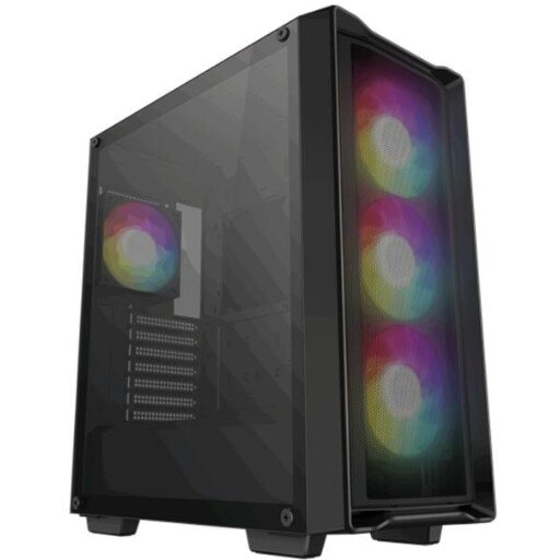 Carcasa CC560 MESH V2 Middle Tower Gaming Fara Sursa Suporta 8xFan 4xFan Inclus USB 3.2 Gen 1 x 2 Audio 7 Sloturi Expansiune Negru