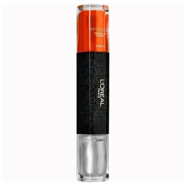 Lac de unghii L'Oreal Infallible Gel Nail Polish, 2x5ml (Concentratie: Lac de unghii, Culoare produse: Mtx 028 Coral)