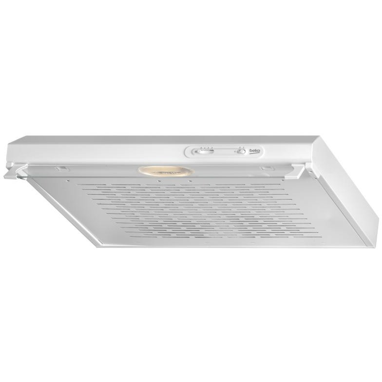 Hota de bucatarie BEKO CFB6310W, 125 MC/H, 108 W, 3 trepte de viteza, 1 motor, alb