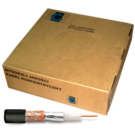 CABLU COAXIAL RG59U NEGRU 200M