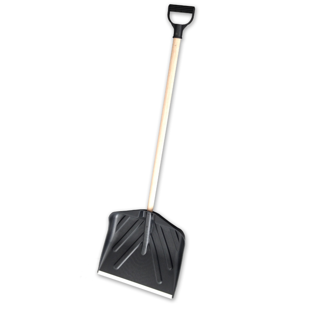 Lopata pentru zapada, polipropilena, Chione, cu coada lemn, 145 cm