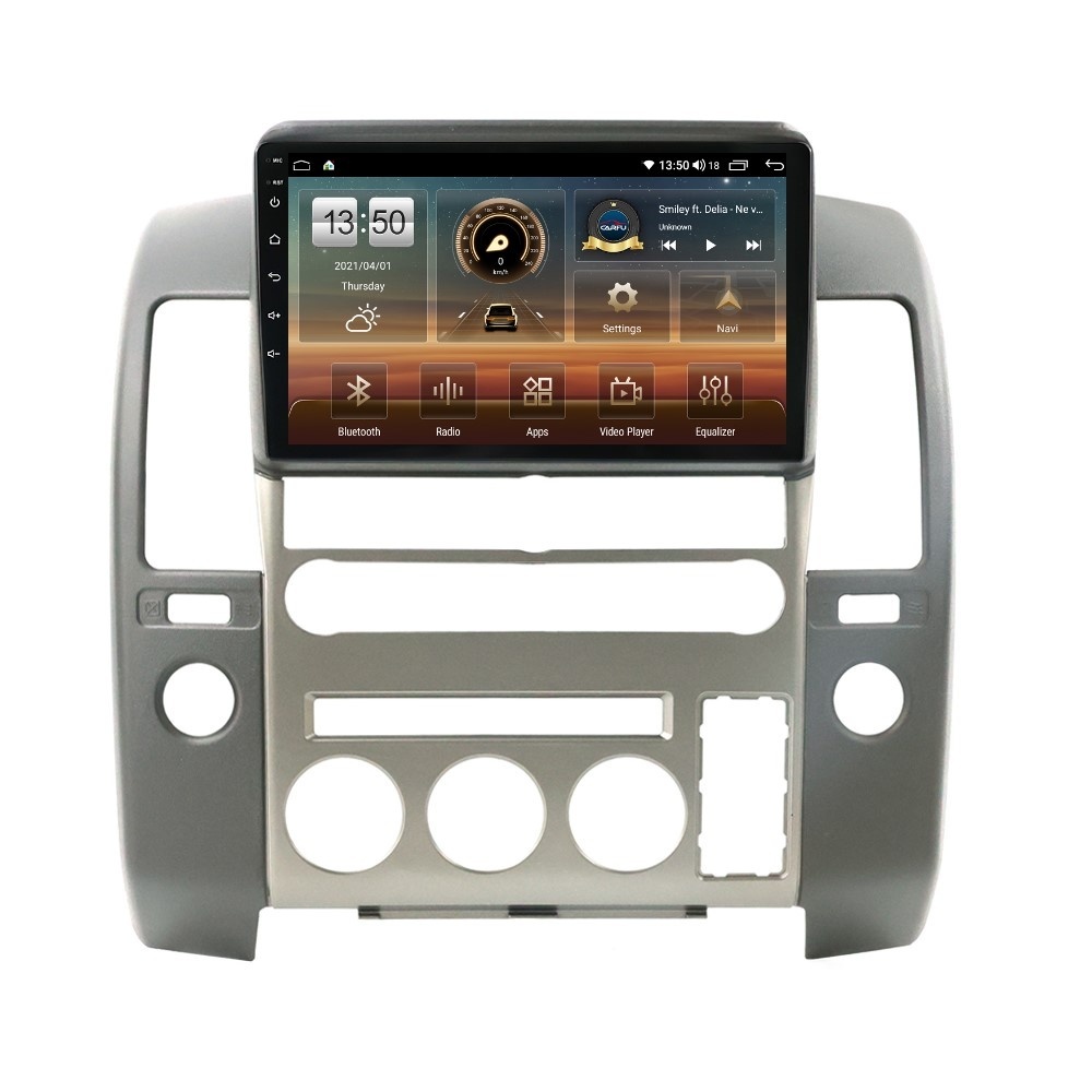 Navigatie dedicata cu Android Nissan Navara D40 2004 - 2010 cu navigatie originala, 4GB RAM, Radio GPS Dual Zone, Display HD QLED 9" Touchscreen, Internet Wi-Fi si slot SIM 4G, Bluetooth, MirrorLink, USB