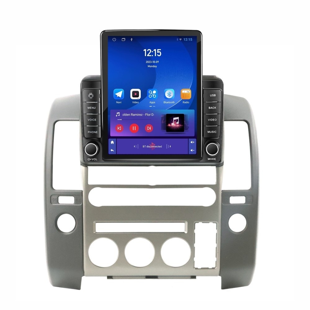 Navigatie dedicata cu Android Nissan Navara D40 2004 - 2010 cu navigatie originala, 1GB RAM, Radio GPS Dual Zone, Touchscreen IPS 9.7" HD tip Tesla, Internet Wi-Fi, Bluetooth, MirrorLink, USB