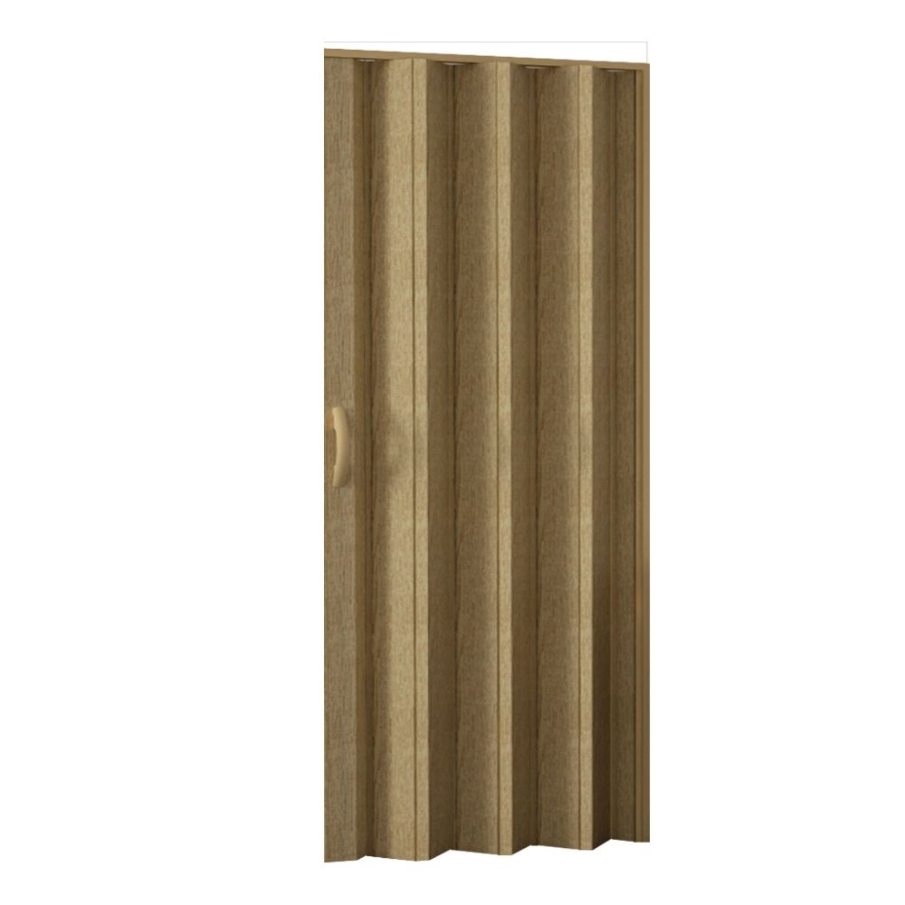 Usa plianta din PVC Accordion, decor stejar, 203 x 82 cm