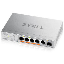 Switch XMG-105HP-ZZ0101F POE++ Porturi 5  2.5 Gigabit 1 SFP+ Carcasa metal 70W