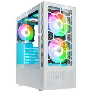 Carcasa Observatory MX Glass ARGB Mid-Tower Alb