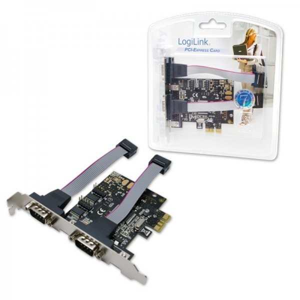 Adaptor Logilink card PCI-E - 2x RS-232