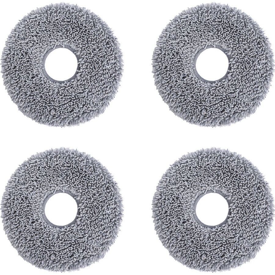 Set Rezerve De Mop Lavabil Ozmo Compatibil Turbo Mopping System T30&T30S Gri 4 Bucati