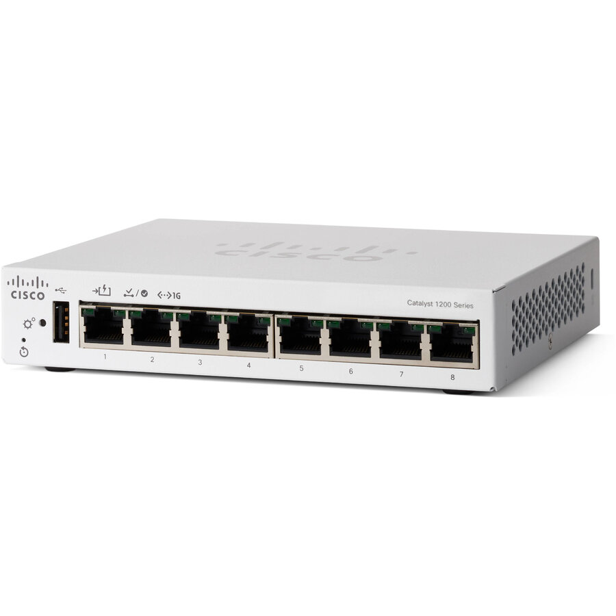 Switch Catalyst 1200 8-Port Ge Desktop/ext Ps Poe Input Alb