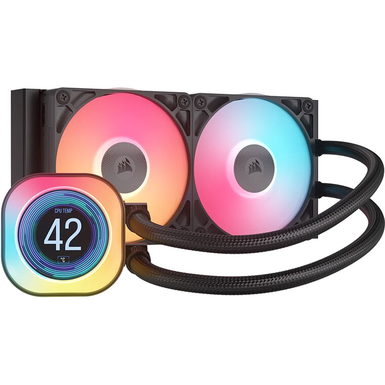 Cooler procesor iCUE LINK Titan 240 RX LCD RGB Black