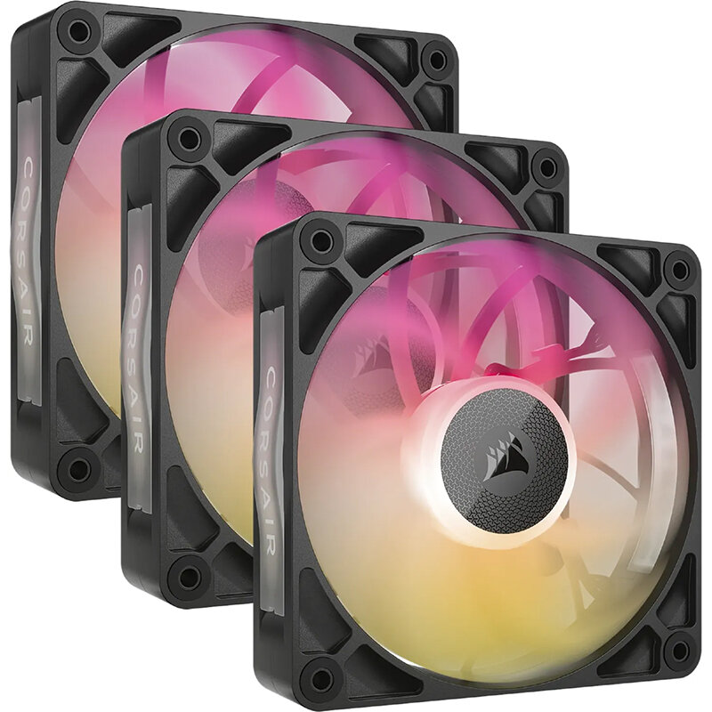 Ventilatoare carcasa iCUE LINK RX120 Max RGB 3x120mm Starter Kit Black