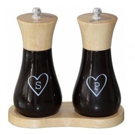 Rasnita Set rasnita sare si piper, 15 cm + suport