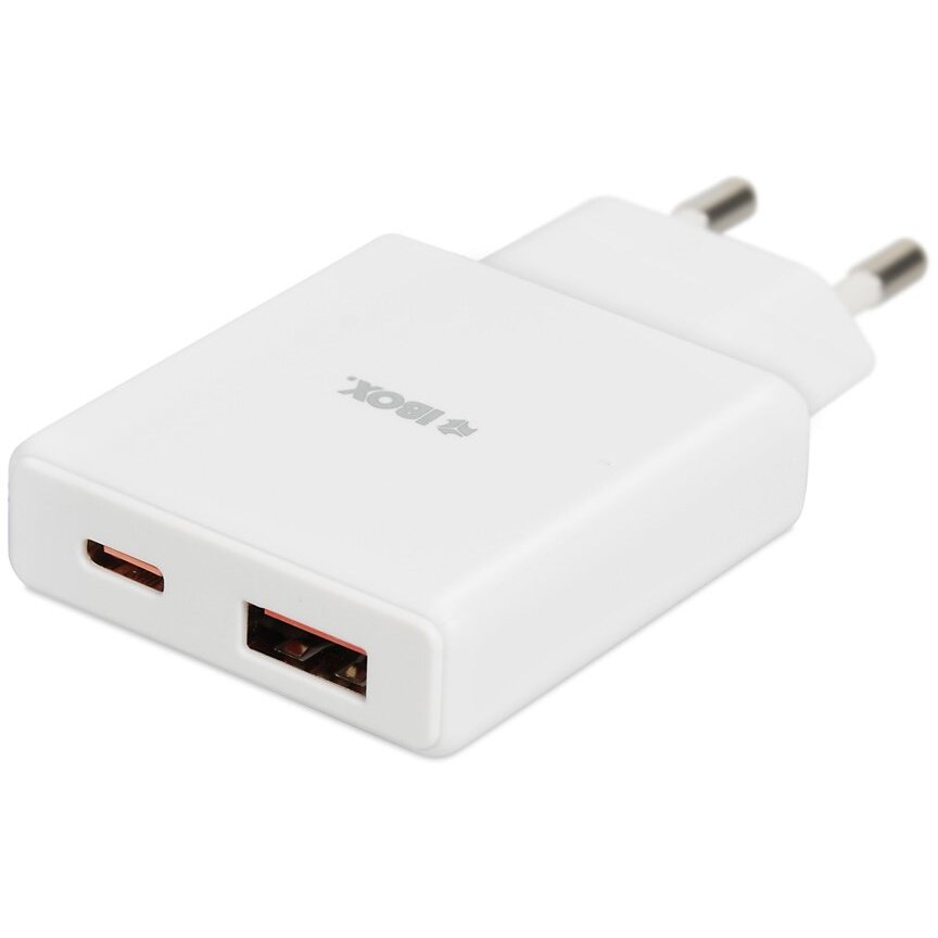 Incarcator Retea C-43 Slim GaN PD30W   USB Type A  USB Type C Alb