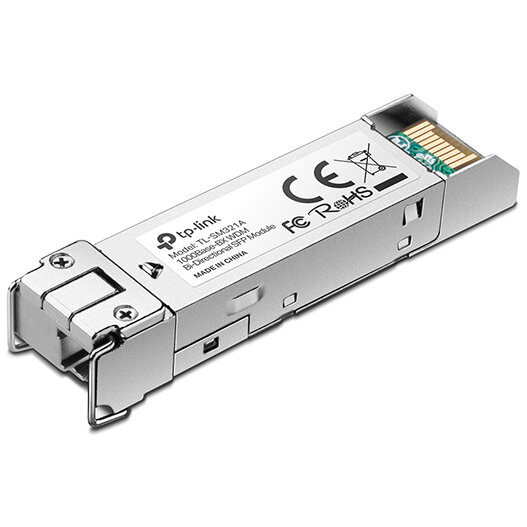 Modul SFP SM321A Single-mode Conector LC 1000Base-BX WDM Bi-Directional pana la 10KM Argintiu