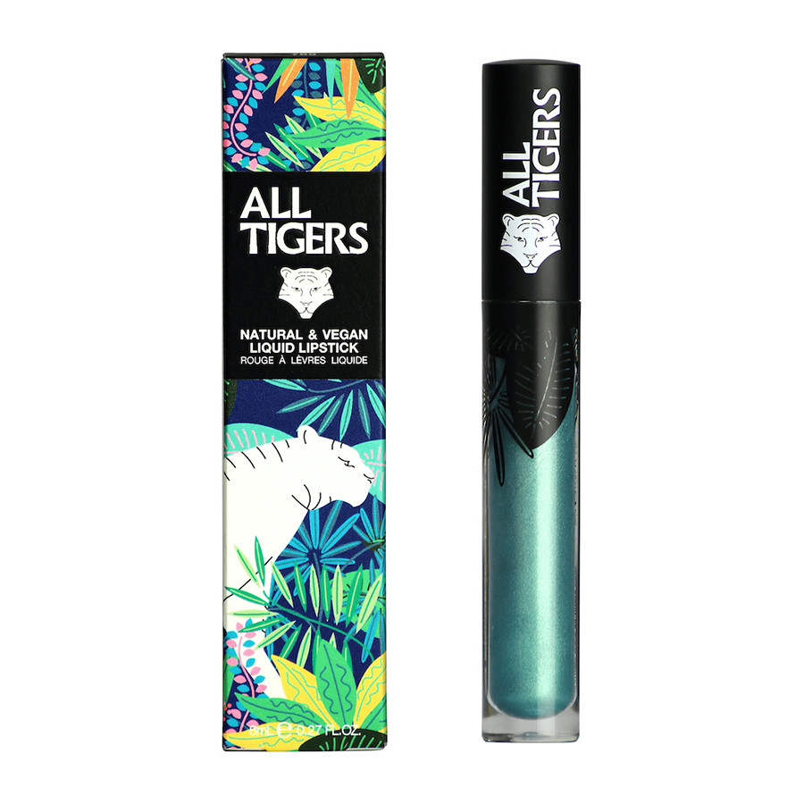 Ruj de buze lichid mat Natural & Vegan All Tigers, 8 ml (Nuanta Ruj: 989 Steal the show)
