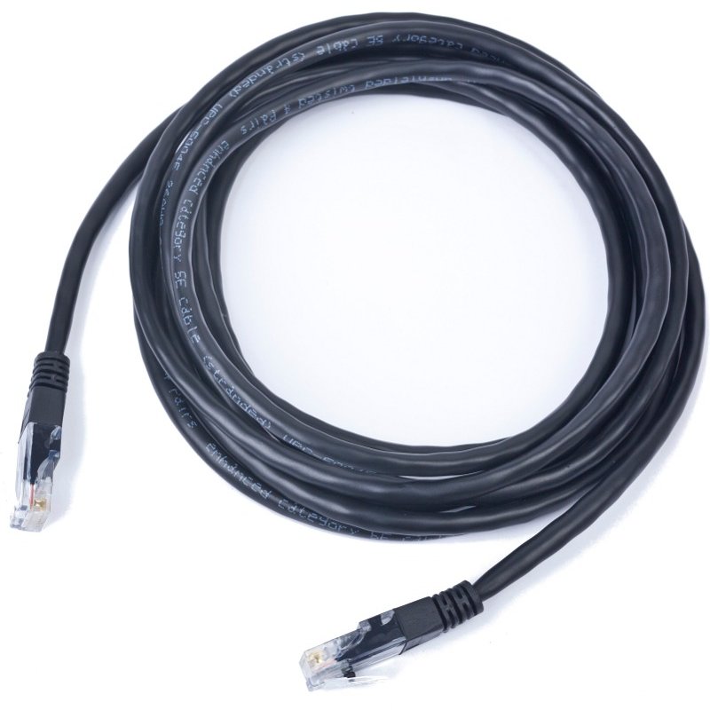 Cablu UTP Patchcord Cat 5e 5m Negru