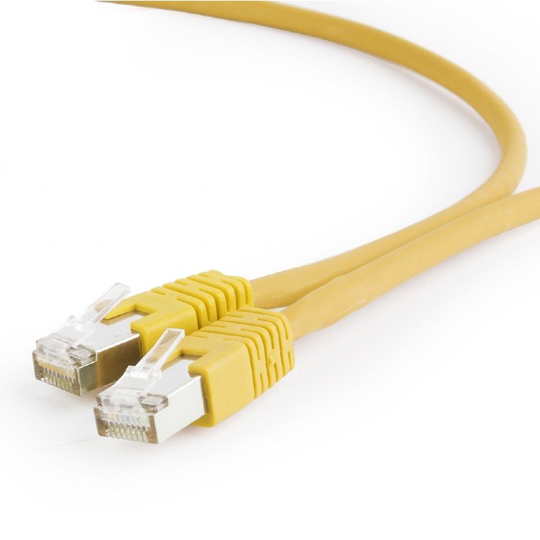 Cablu retea Patchcord RJ45 Cat 6A SFTP LSZH 1.5 m Galben