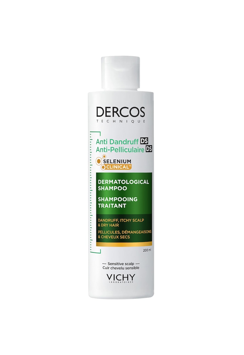 Sampon anti-matreata  Dercos par uscat - 200 ml