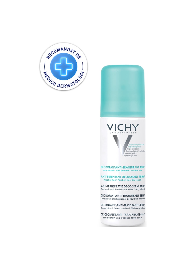 Deodorant spray antiperspirant pentru barbati si femei  fara alcool 48h - 125 ml