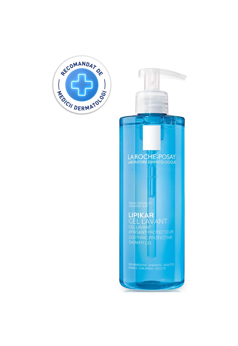 Gel de curatare calmant fata si corp  Lipikar - pentru bebelusi - copii - adulti - potrivit pentru piele sensibila sau uscata - 400 ml