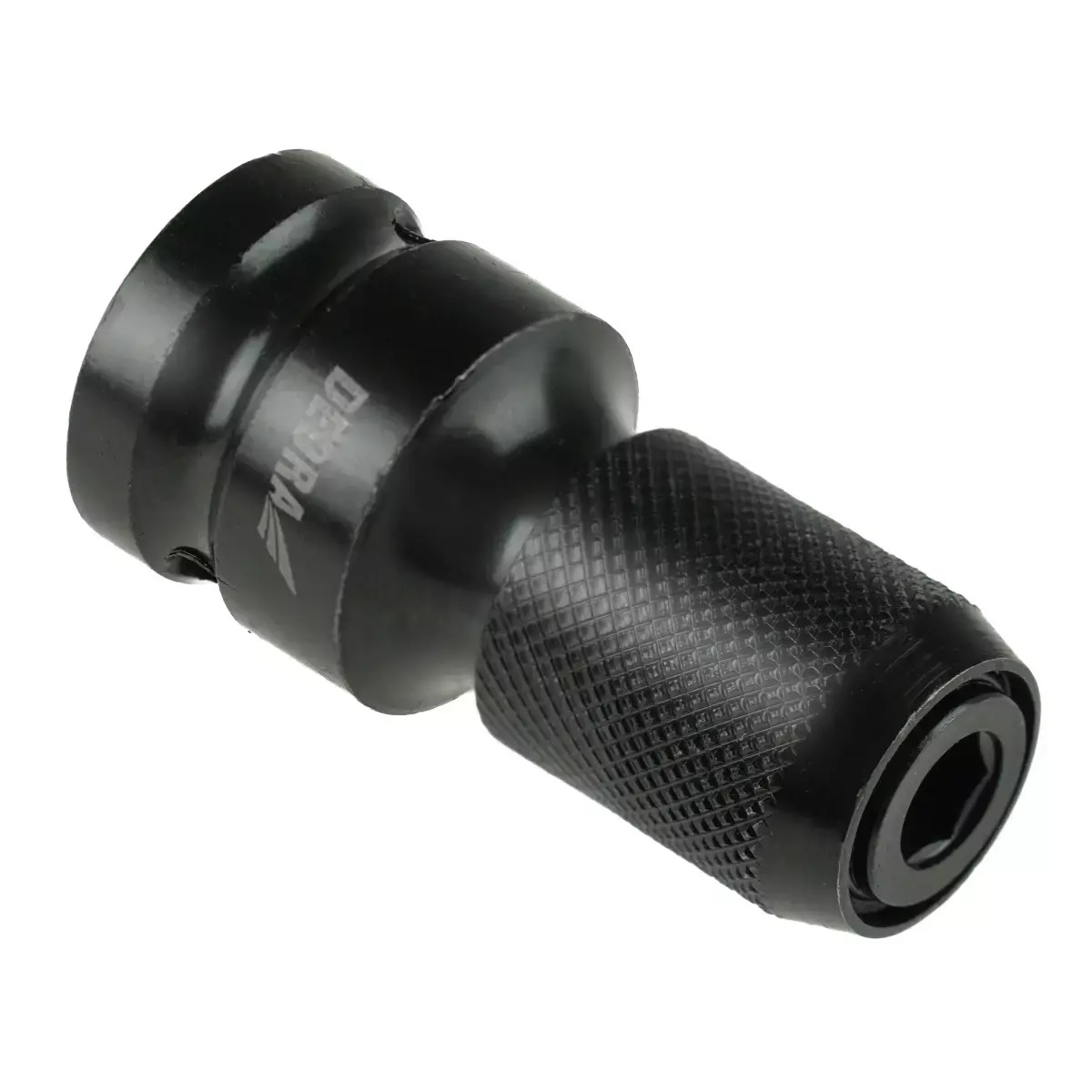 Adaptorul pentru biti impact Dedra 18A7002, cu prindere hexagonala, montare rapida, 1/2-1/4