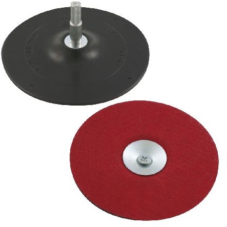 SUPORT DISC ABRAZIV AUTO-ADEZIV CU TIJA / 125MM