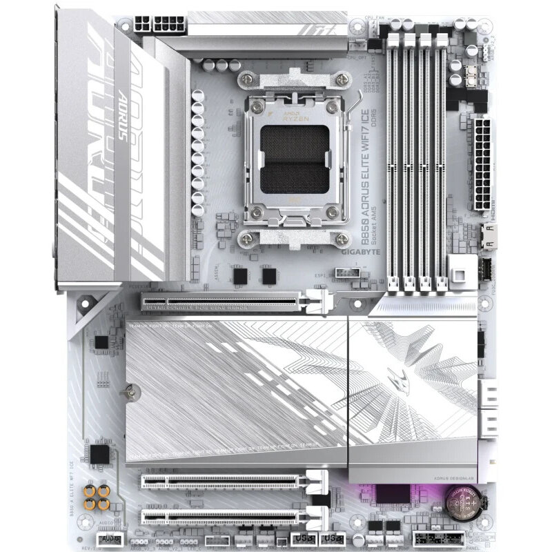 Placa de baza B850 AORUS ELITE WIFI7 ICE AMD AM5 ATX