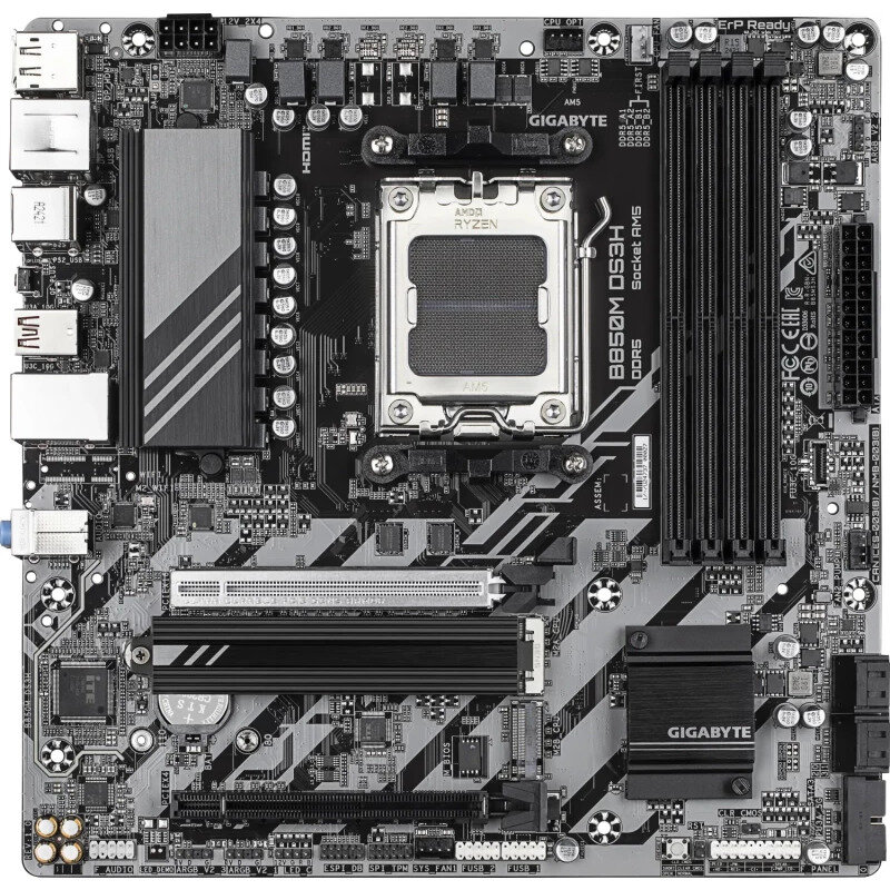 Placa de baza B850M DS3H AMD AM5 mATX