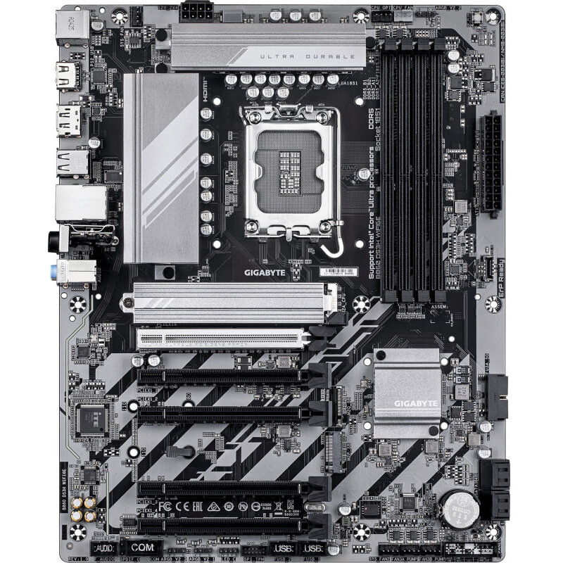 Placa de baza B860 DS3H WIFI6E Intel LGA1851 ATX