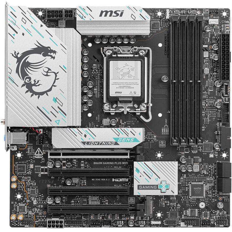Placa de baza B860M GAMING PLUS WIFI Intel LGA1851 mATX