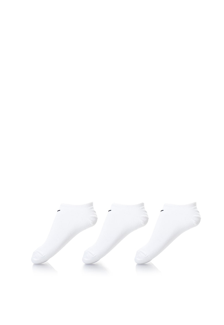 Sosete foarte scurte - unisex - pentru fitness Value - 3 perechi - Alb