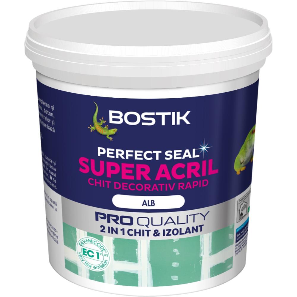 Chit izolant acrilic Bostik Super Acril, interior, alb, 1 l